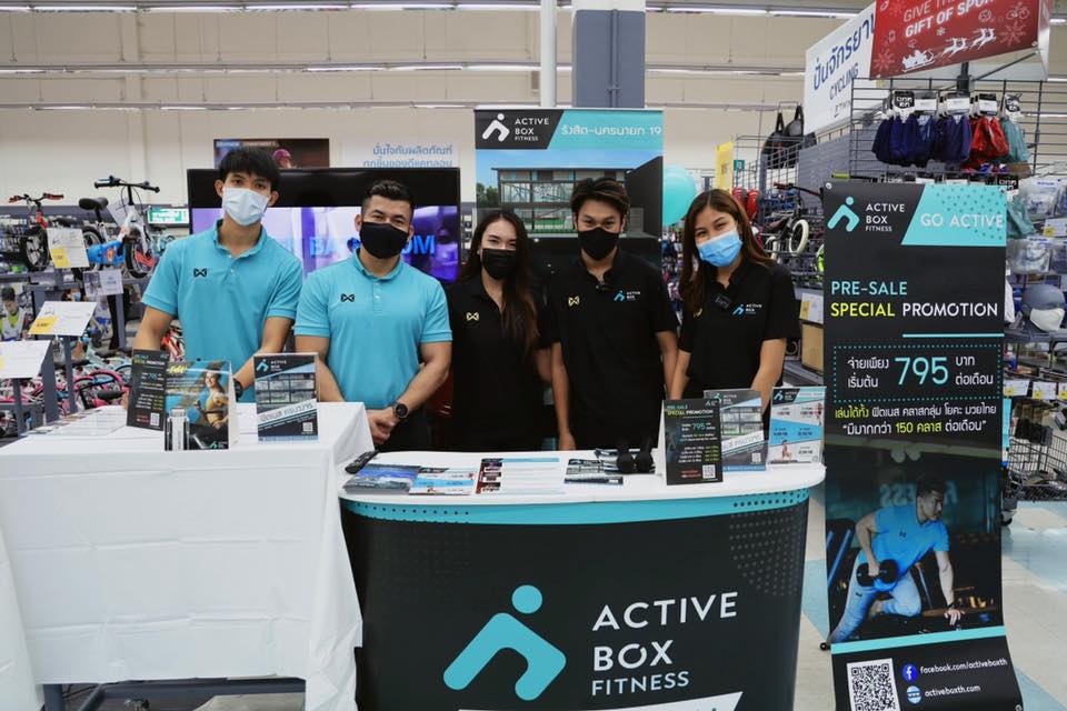 presale booth ฟิตเนส รังสิต